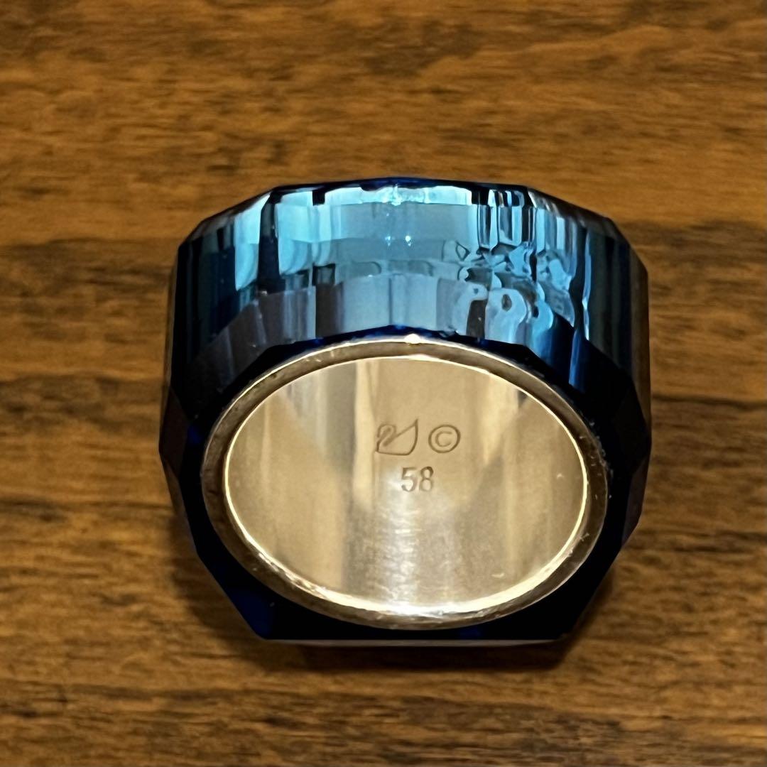 廃盤 美品 SWAROVSKI GLACIER CRYSTAL RING スワロフスキー