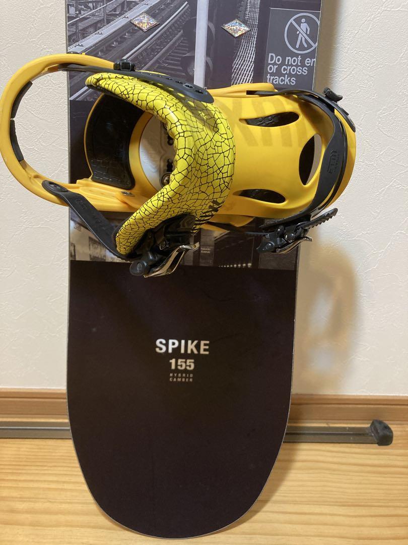 人気海外ブランドアイテム｜ファッション通販 スノーボード elan SPIKE スノーボード セット ビンディング NYC 155 スノーボード