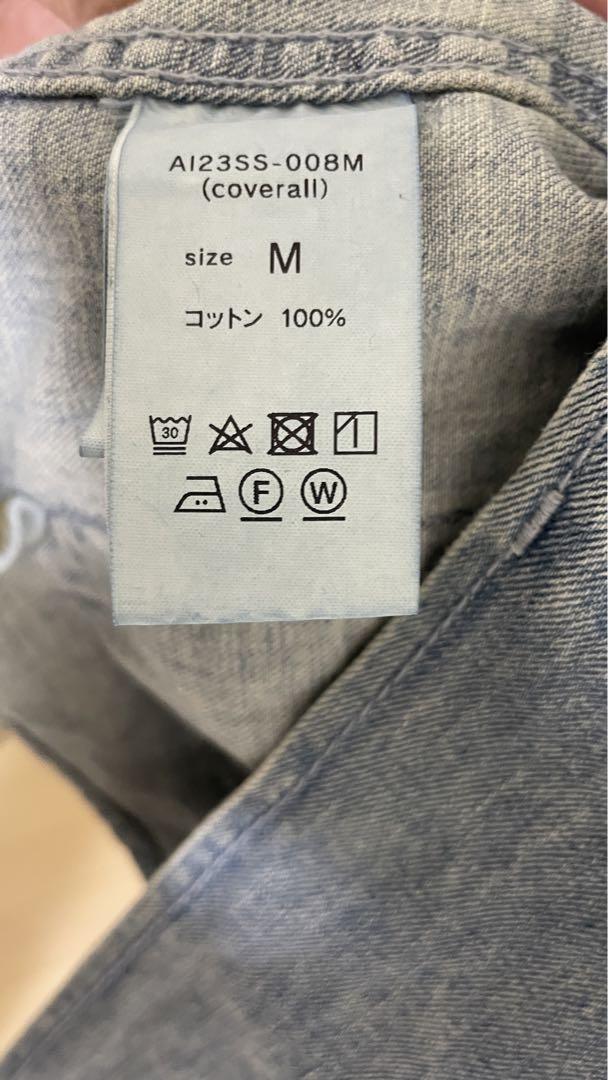 【ai no de】アイノデ デニムシャツ ブルゾン ユニセックス ai no de(アイノデ) デニムブルゾン 美品