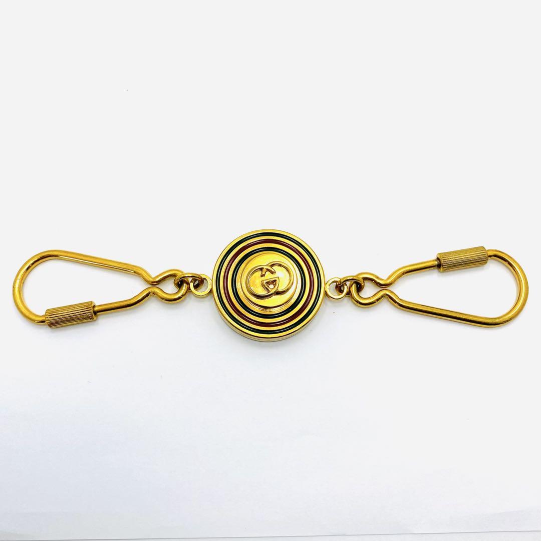 オールドグッチ GUCCI シェリーライン キーホルダー チャーム