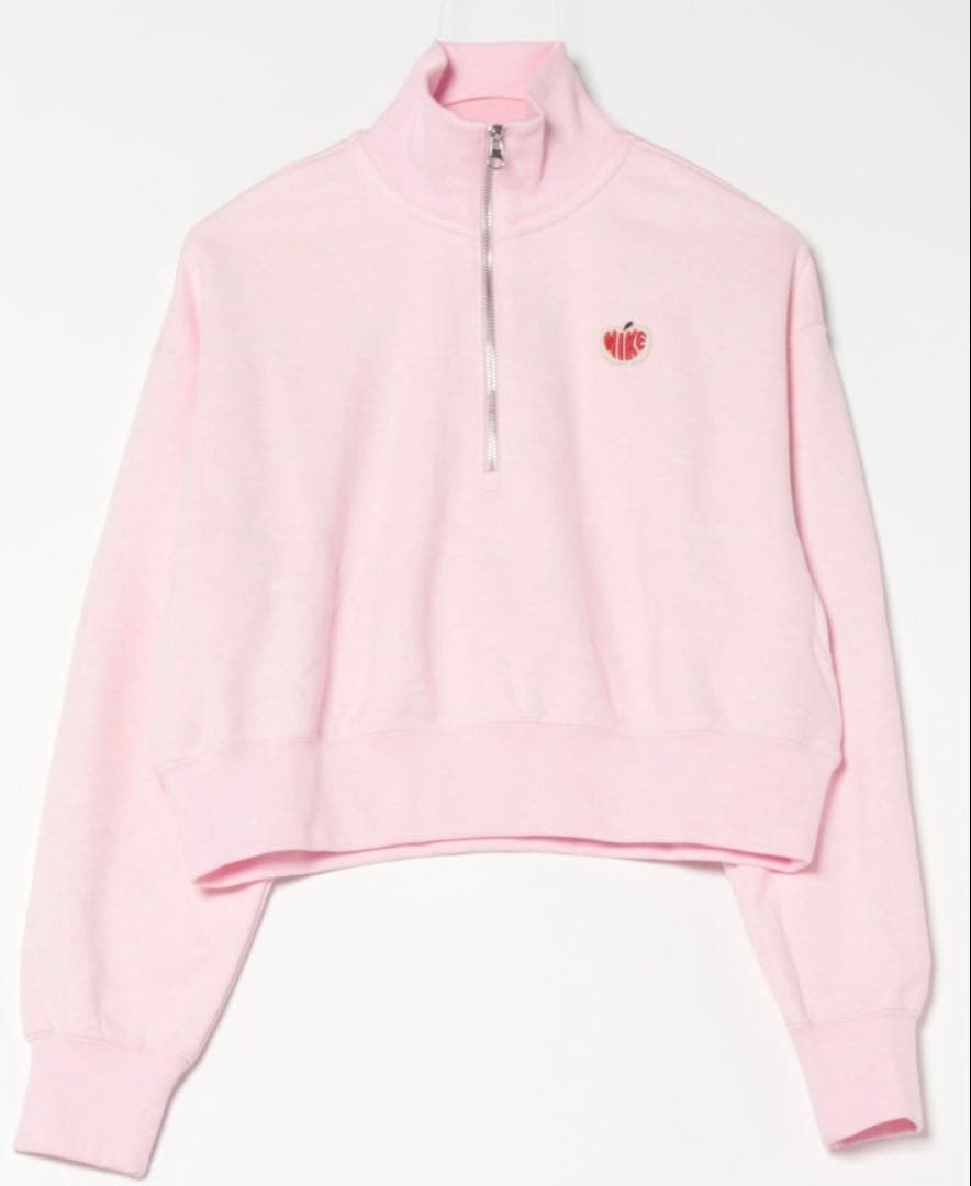 NIKE W PHNX QZ CROP GCEL ピンクM NIKE