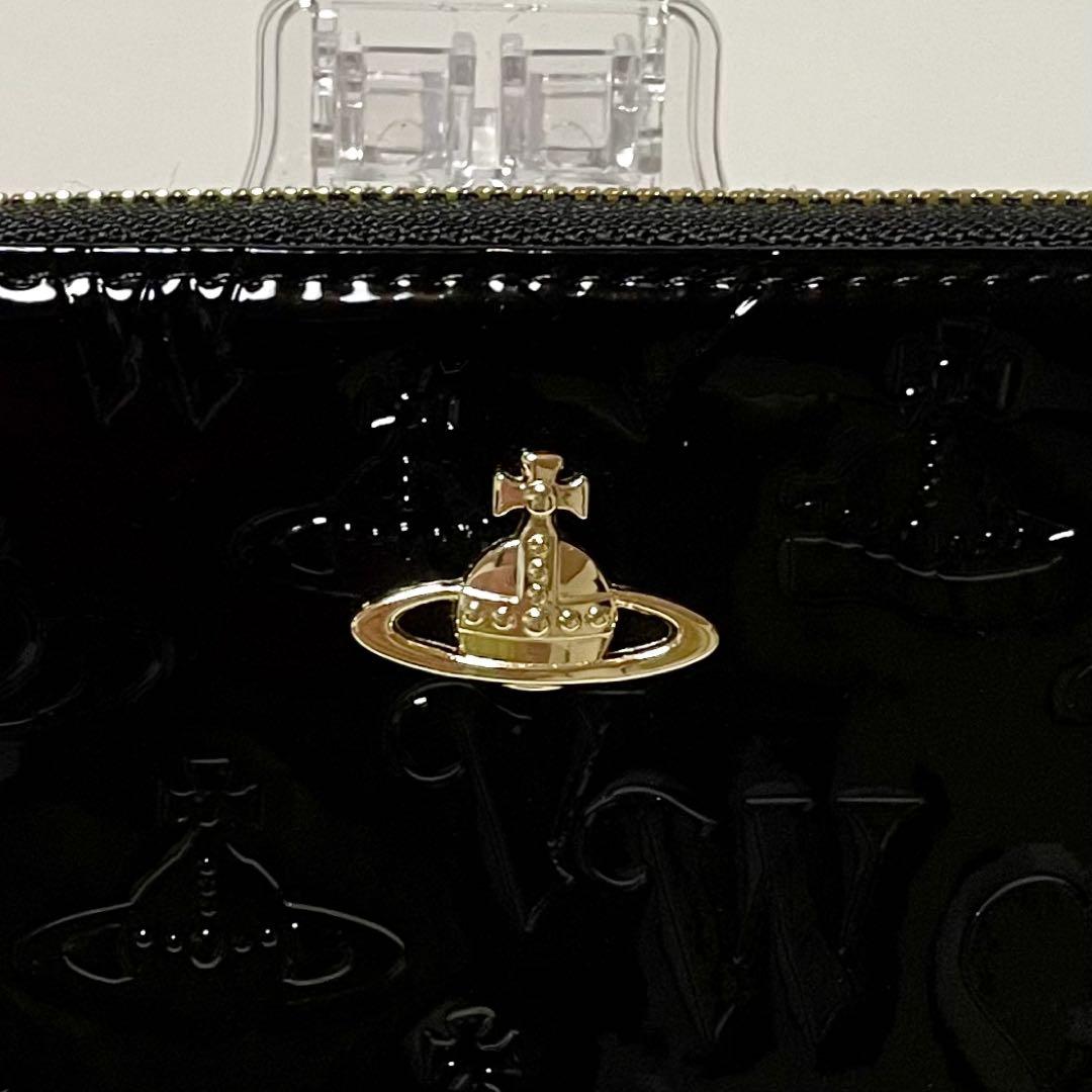 新品⭐︎Vivienne Westwood 55vw310 型押　長財布　ブラック