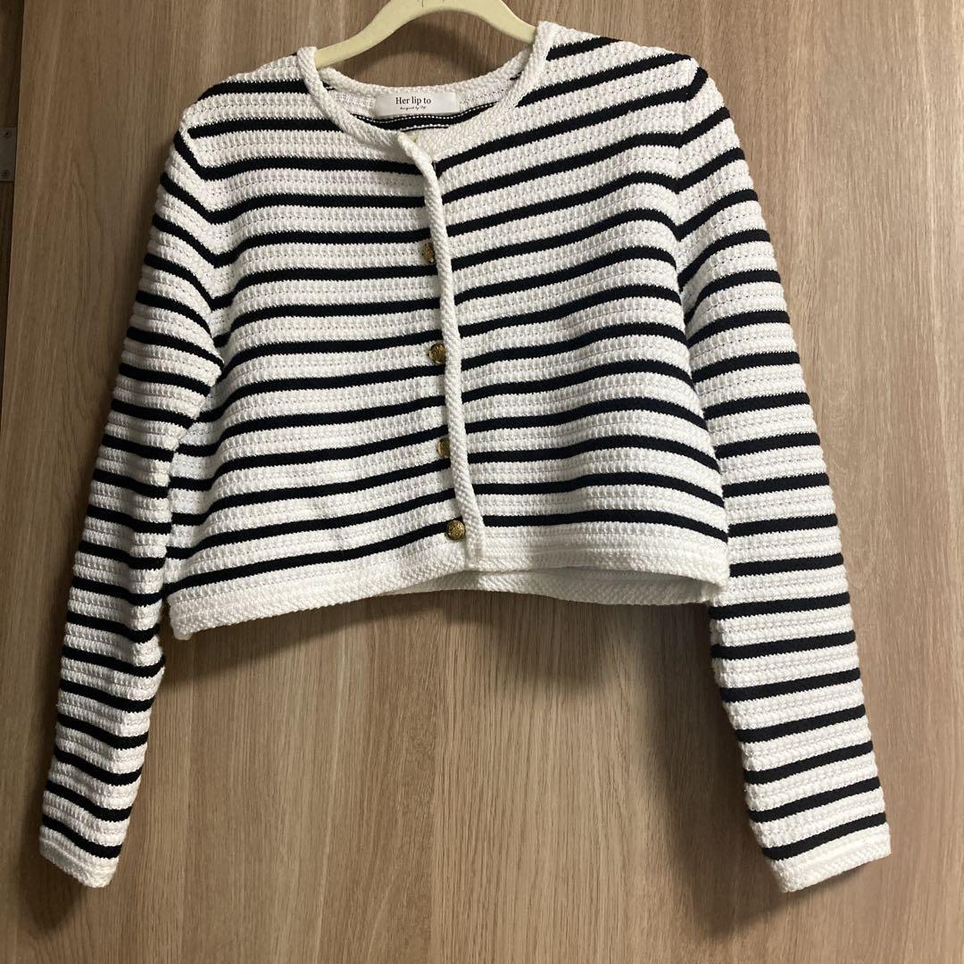 ジャケット・アウター Muriel Stripe Knit Jacket