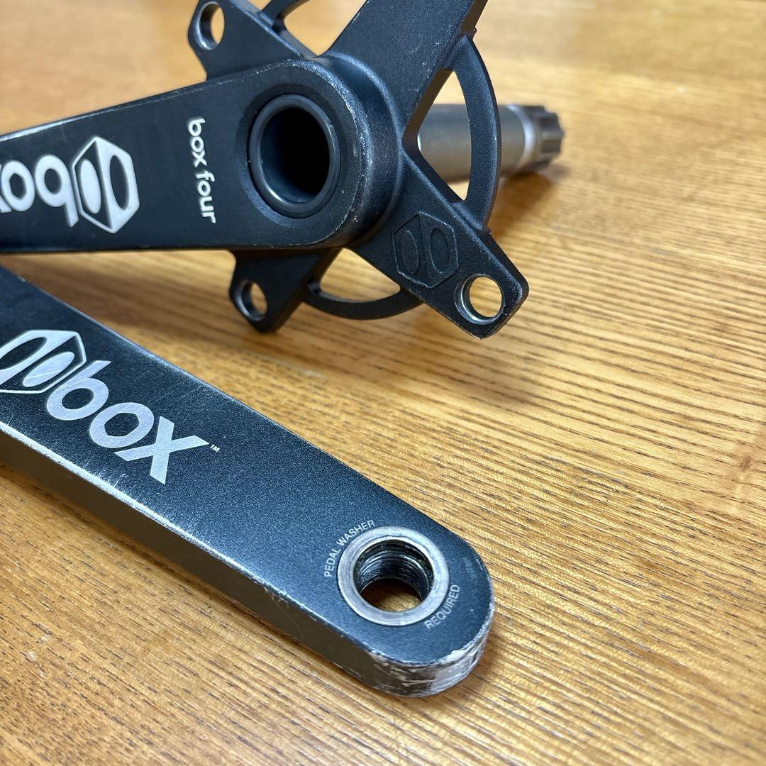 box boxfour 2ピースクランクセット165㎜ BMX レース ブラック