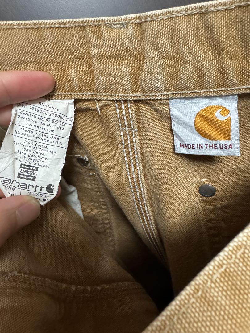 USA製 90s カーハート carhartt ダブルニー W33 L30