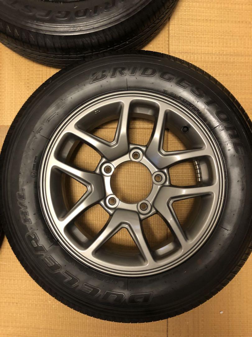 スズキジムニーJB64W純正アルミホイール＋純正タイヤ175/80R16 4本