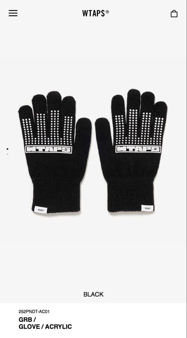 WTAPS グローブ フリーサイズ