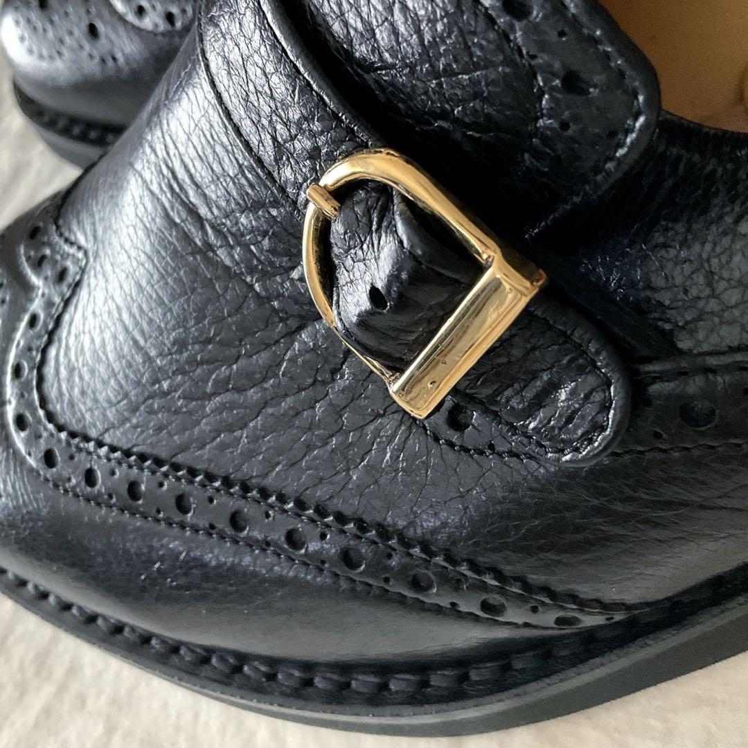 Dead Stock モンクストラップシューズ グッドイヤー 黒 25.5　レア