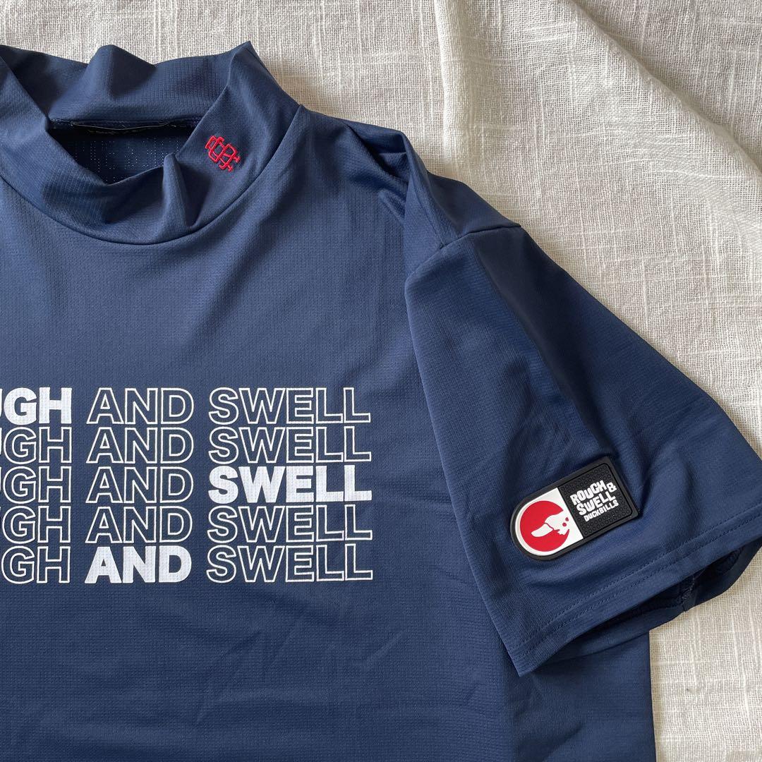 NEWモデル ROUGH & SWELL ラフアンドスウェル 半袖シャツ XL ネイビー メンズウェア