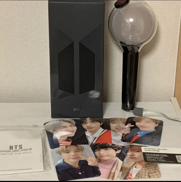 BTS 公式ペンライト ver.4 ☆おまけ付き☆ BTS 公式ペンライトVer.4 アミボム トレカ付 新品 - メルカリ