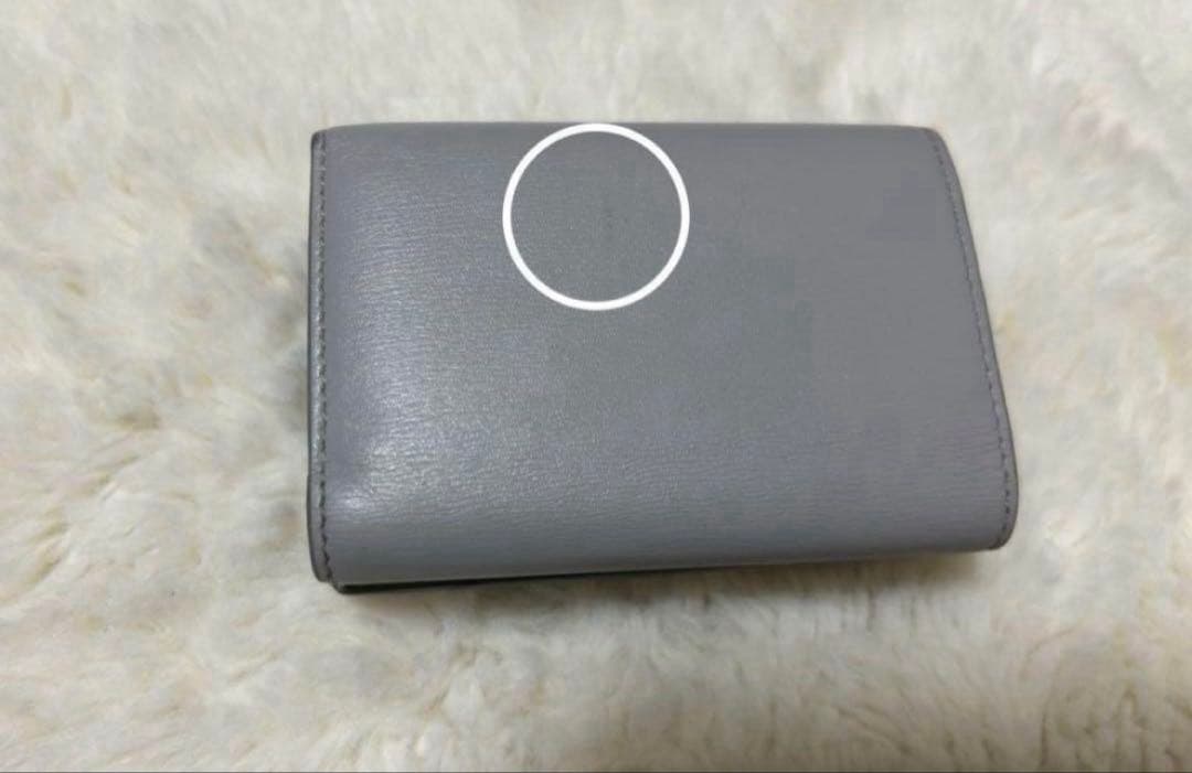 CELINEトリフォールドウォレット カーフスキン 付属品完備 三