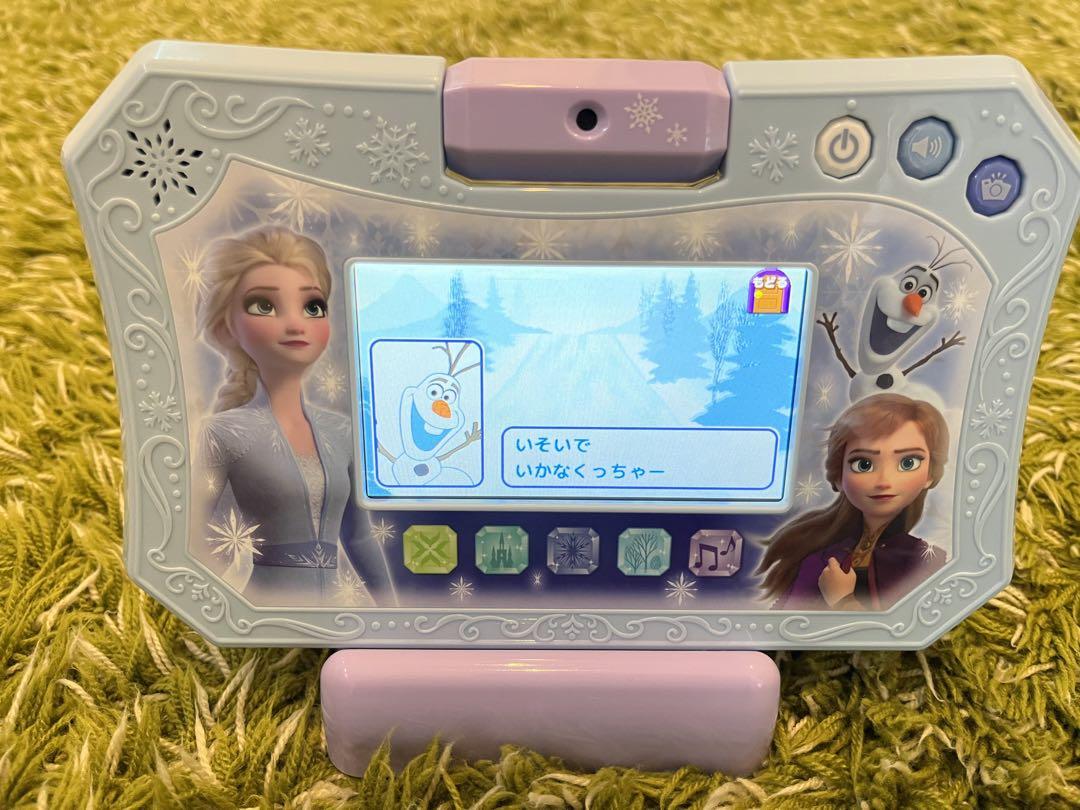 （アダプター付）　アナと雪の女王2 ドリームカメラタブレット　※取扱説明書付き