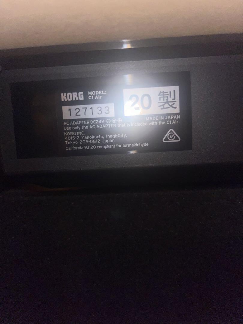 KORG C1 AIR BK 電子ピアノ