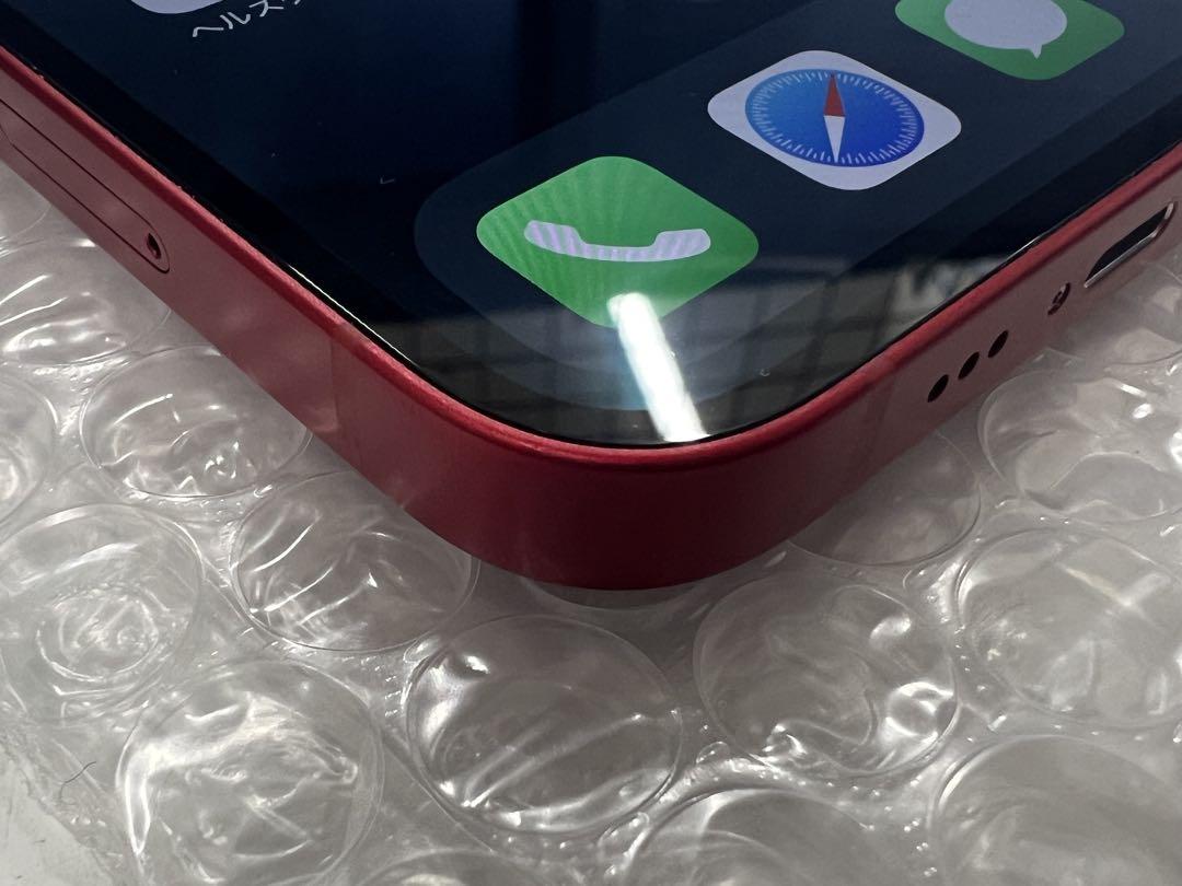 中古♪iPhone 13 128GB SIMフリー レッド