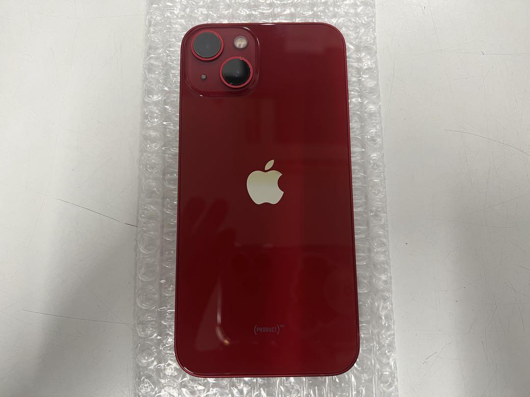 中古♪iPhone 13 128GB SIMフリー レッド