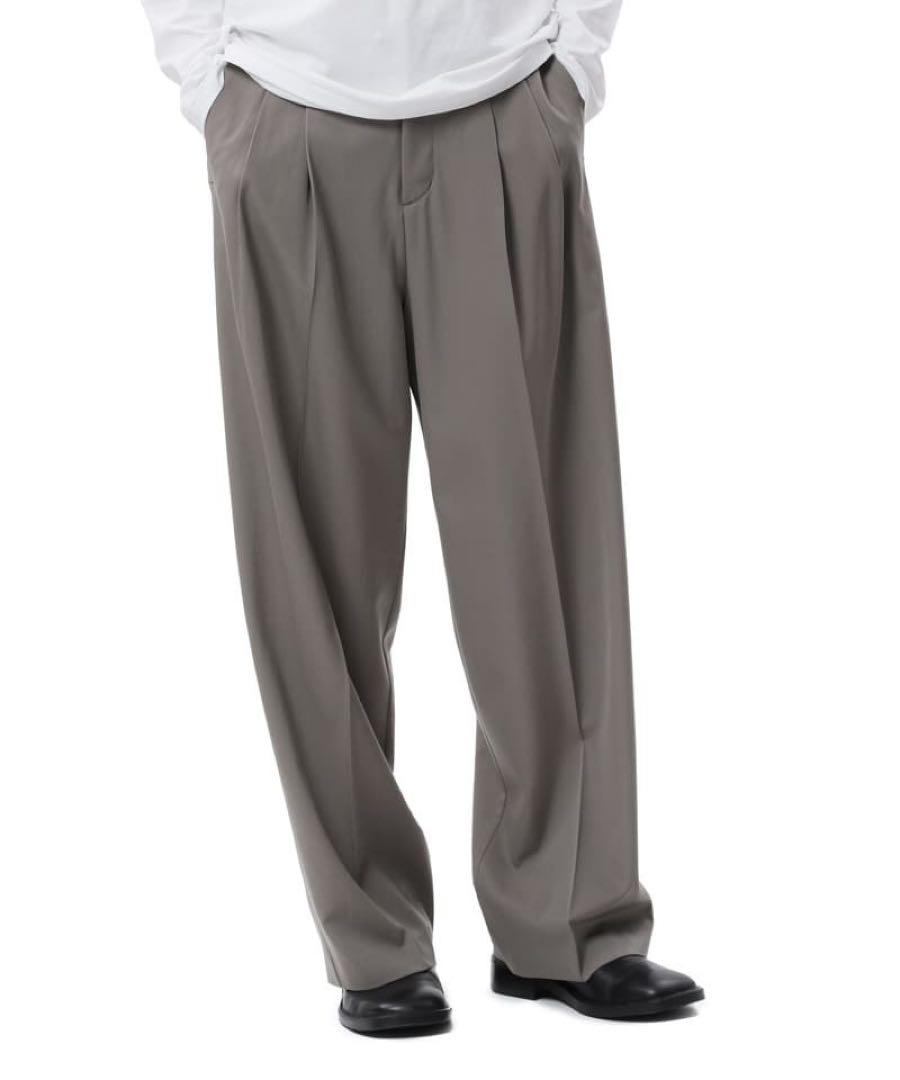 attachment wool gabargin セットアップ