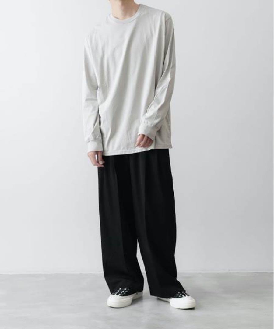 attachment wool gabargin セットアップ