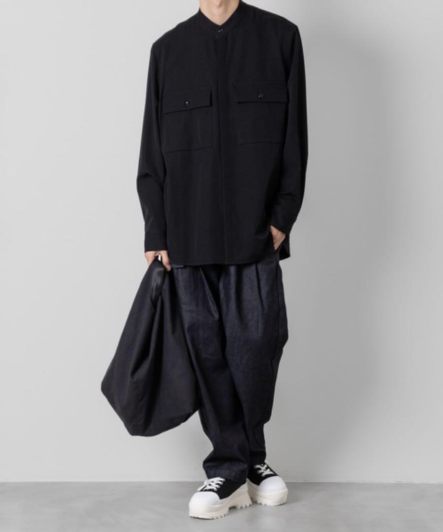 attachment wool gabargin セットアップ