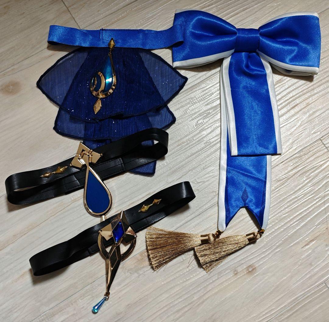フリーナ 黒 コスプレ衣装 ウィッグ 次元依製