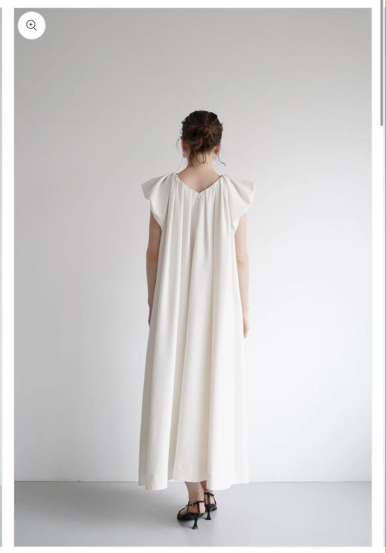 Acka. drape one-piece ホワイト