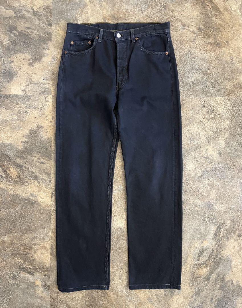 90s Levis 501 ブラック 染め デニムパンツ USA製 W33