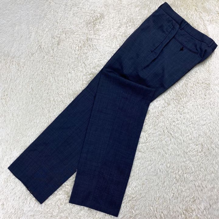 トゥモローランド スーツ カノニコ モヘヤ混 無地 ネイビー | culto.pro