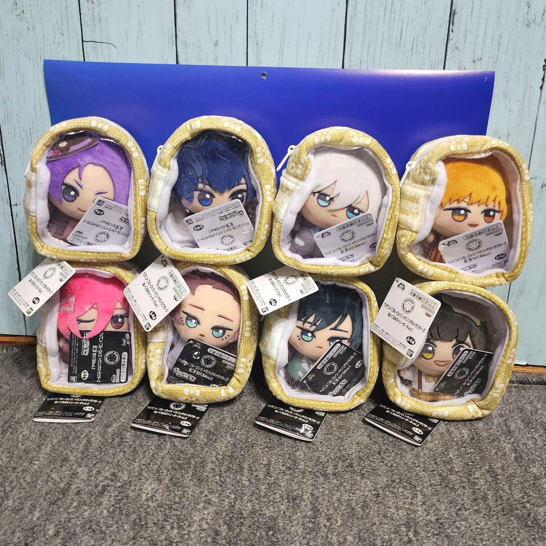 ブルーロック サンリオ ちびぐるみ ぬいぐるみキャリーポーチ 全種セット