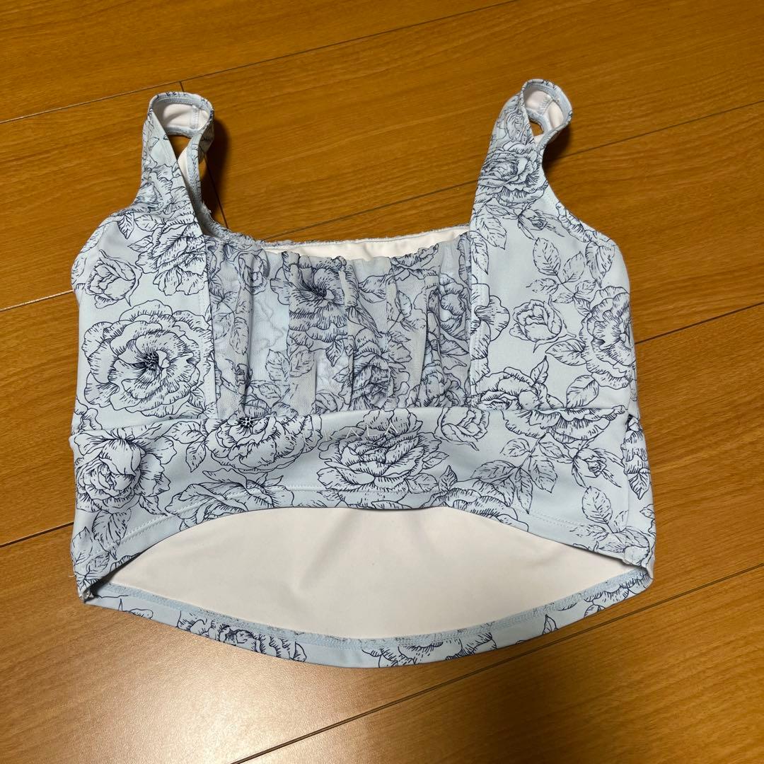 SUKALA ブルーミングフラワーブラトップ クリアーブルー M