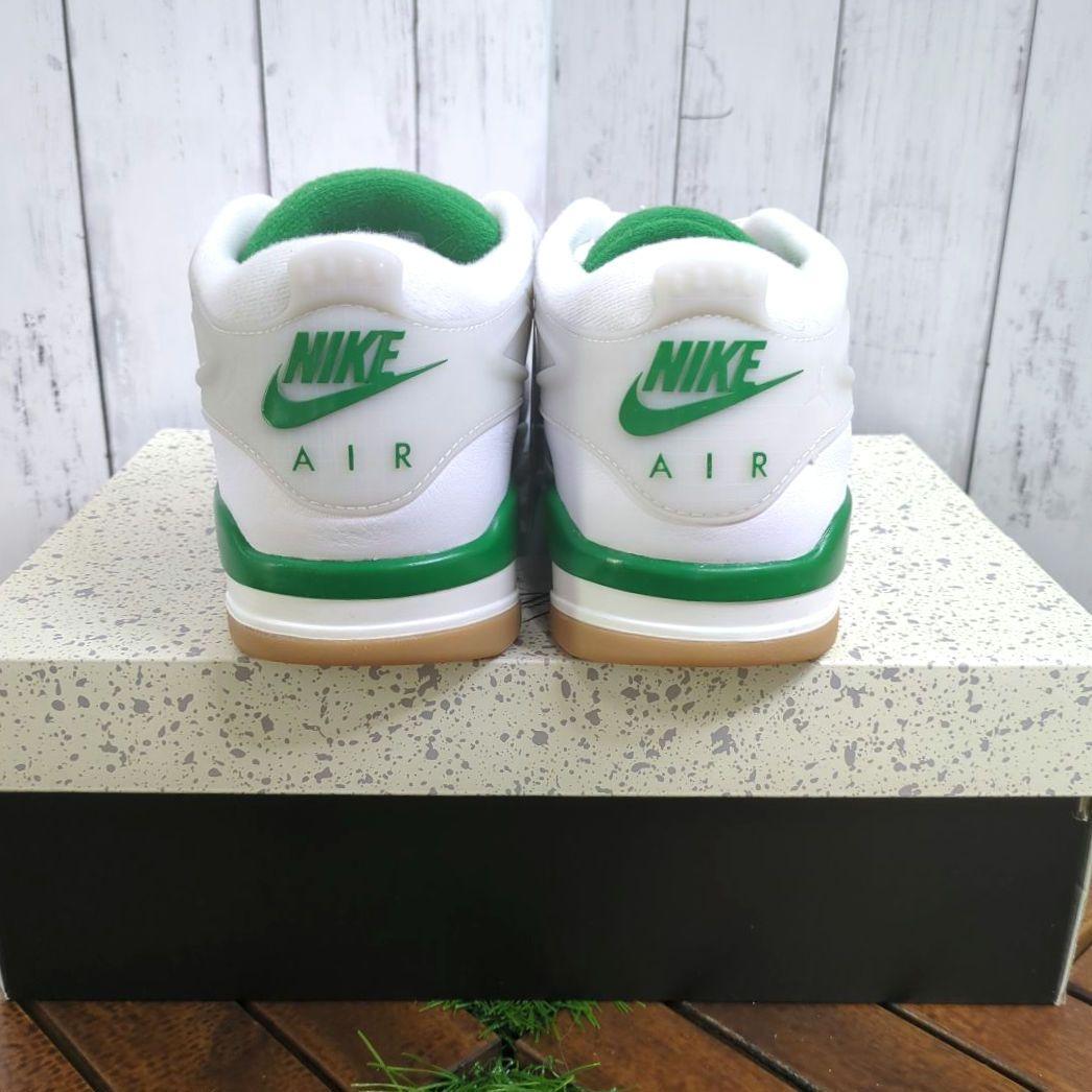 新品未使用 NIKE ナイキ エアジョーダン 4 RM 白 緑 29cm