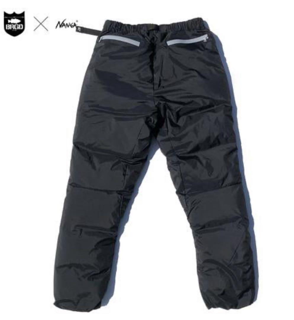 防水!ブラック&グレー!バスブリゲード×ナンガ!オーロラダウンパンツ 760FP 防水!ブラック&グレー!バスブリゲード×ナンガ!オーロラダウンパンツ 760FP