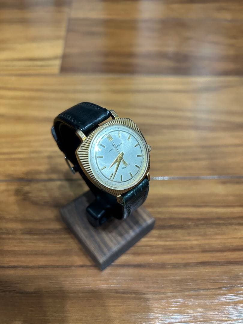 稼働品　ハミルトン　リコー　エレクトリック　E1002 ゴールド　ビンテージ