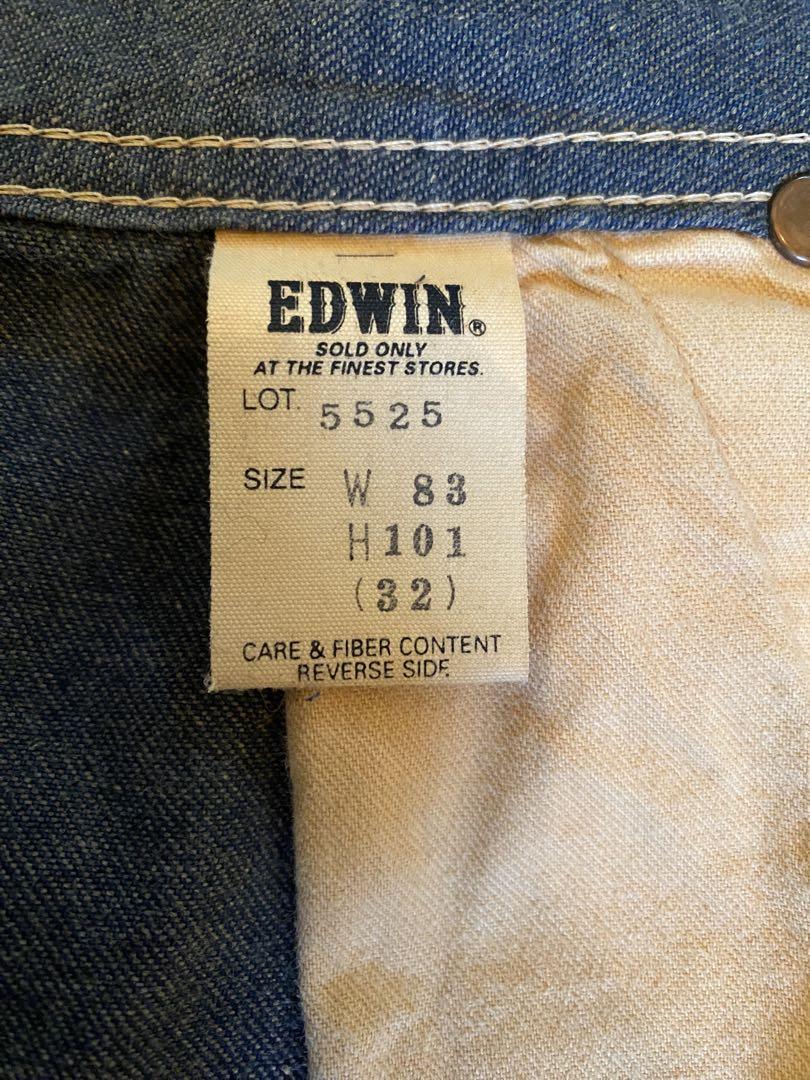 レア日本製EDWIN505オーバーオールインワンサロペットワークペインターパンツ