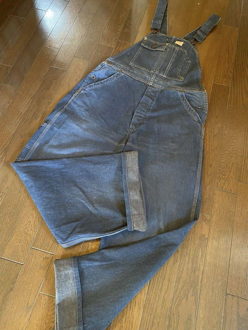 レア日本製EDWIN505オーバーオールインワンサロペットワークペインターパンツ