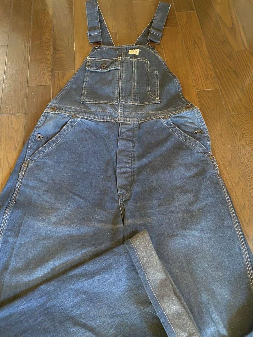 レア日本製EDWIN505オーバーオールインワンサロペットワークペインターパンツ