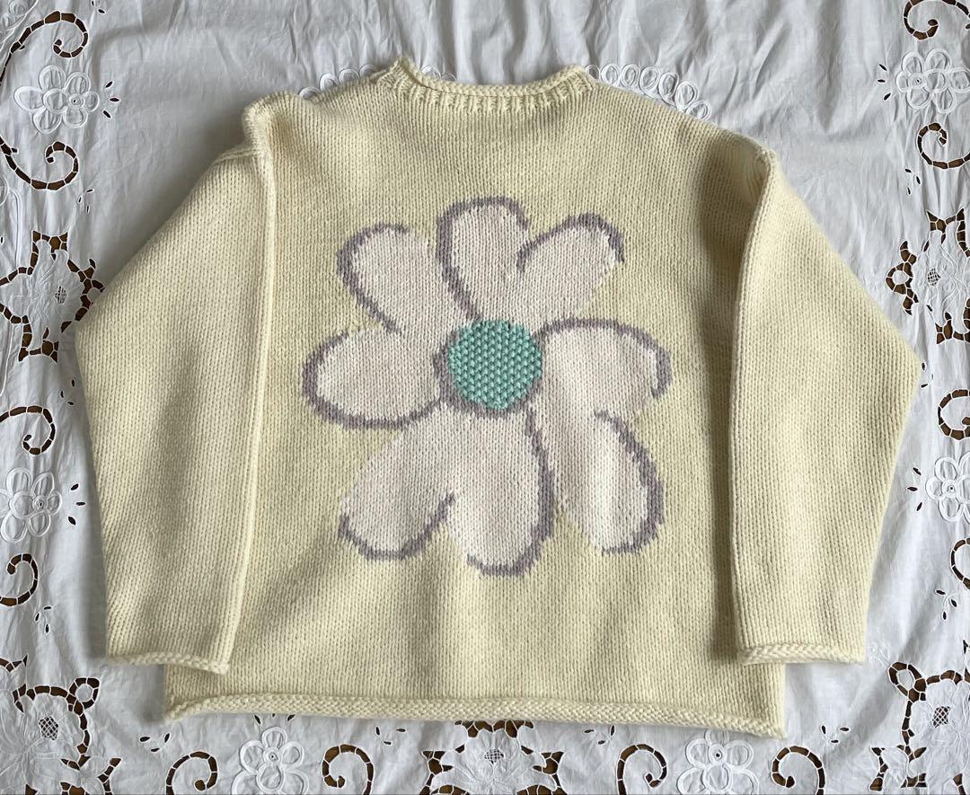 ChahChah FLOWER with LOVE フラワーニット　セーター