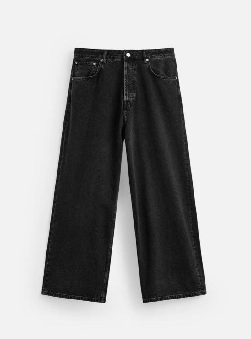 zara エクストラバギー EU38 ZARA エクストラバギー 新品タグ付き EU38 ブラック - メルカリ