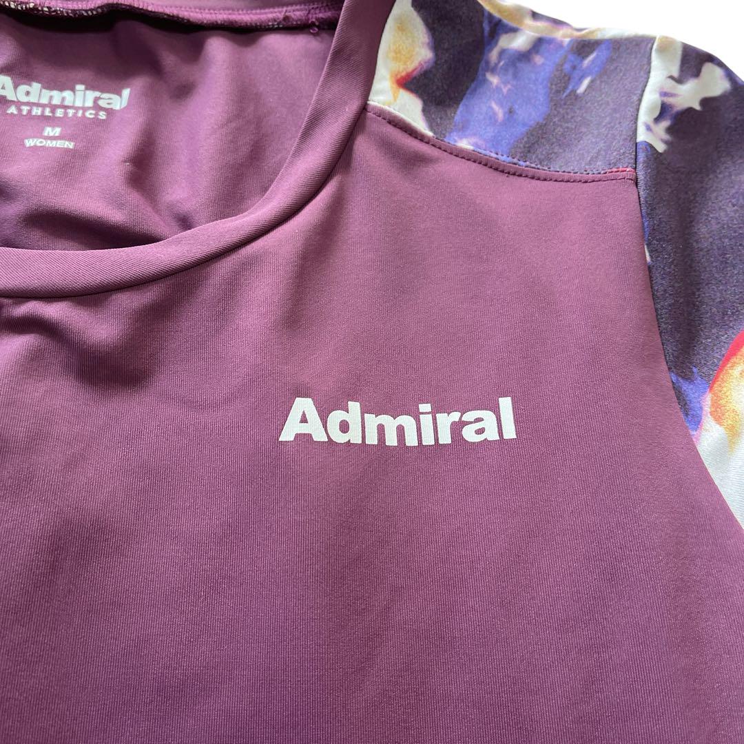 アドミラル☆ウェア バックスリットグラフィックTEE ATLA431 テニス