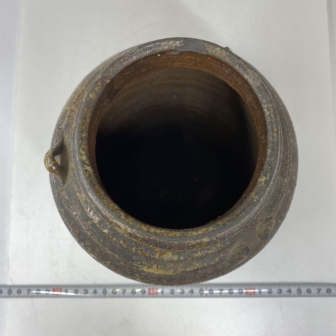 三耳壺　高さ約21.5㎝　タヒオ　東さ7-0428①