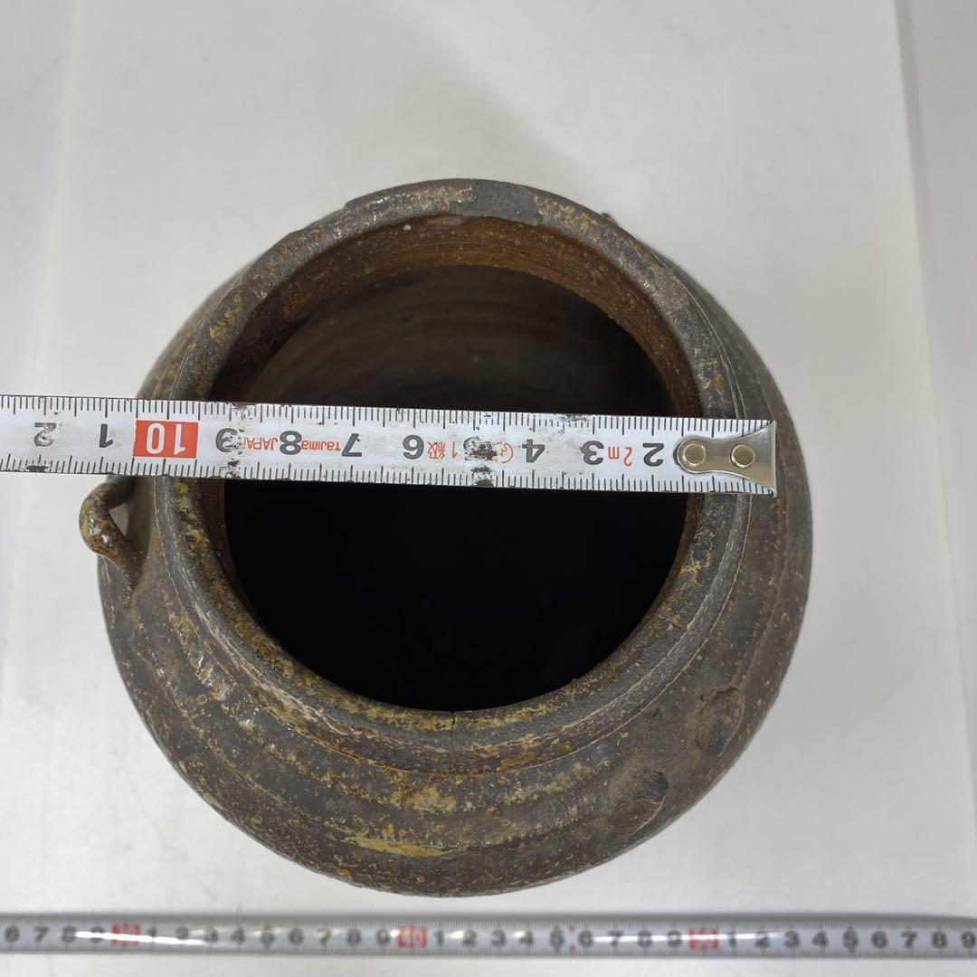 三耳壺　高さ約21.5㎝　タヒオ　東さ7-0428①