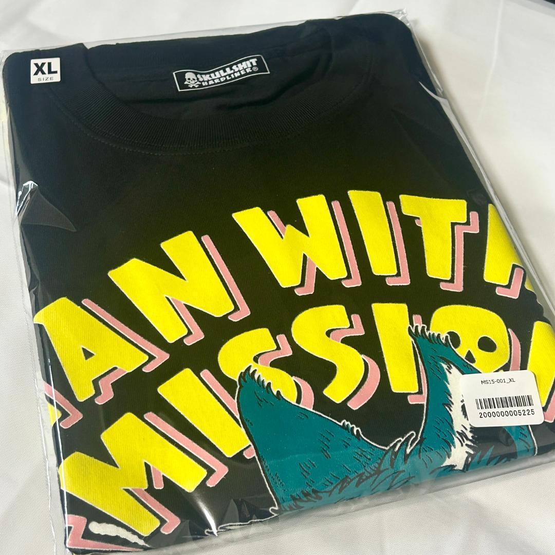 マンウィズ×スカルシット コラボ 半袖Tシャツ【XLサイズ】【新品
