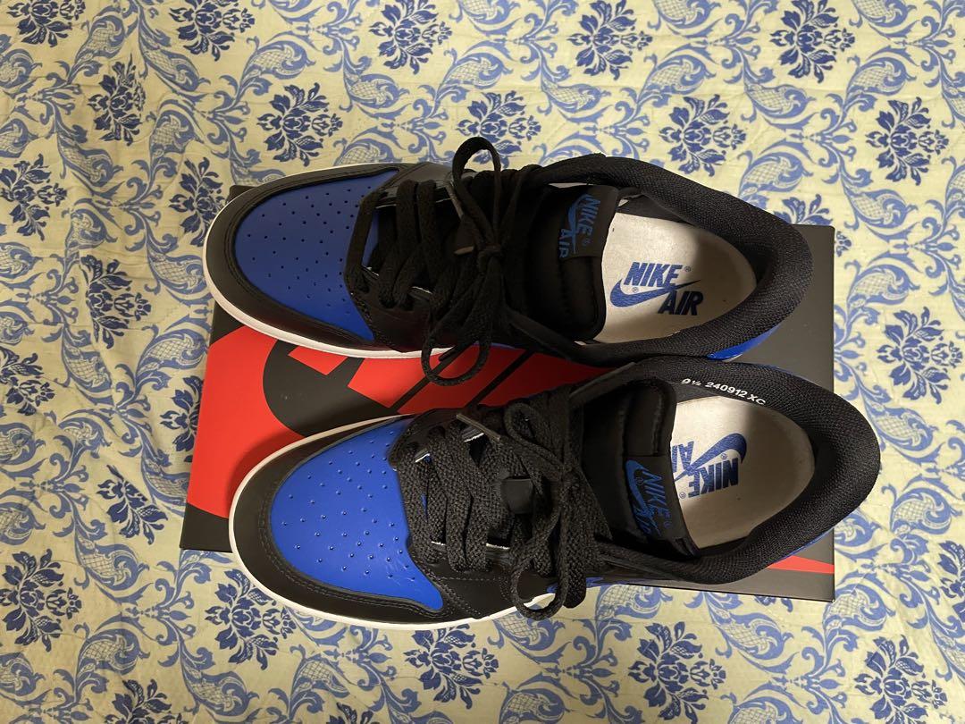 靴 Nike Air Jordan1Low85Black and Blue