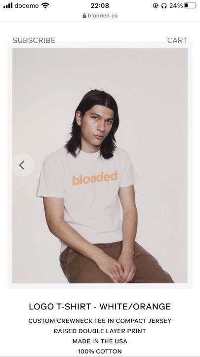 100%新品得価 blonded Frank Ocean k2Ur4-m78202602081 Tシャツ 再入荷人気