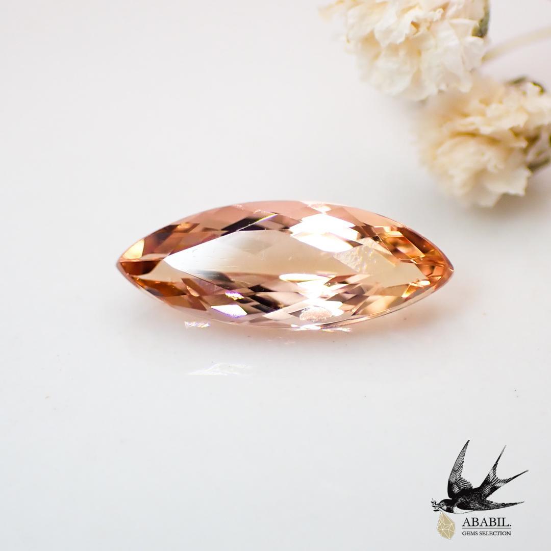 天然非加熱インペリアルトパーズ0.839ct【ブラジル】★OHタイプバイカラー★