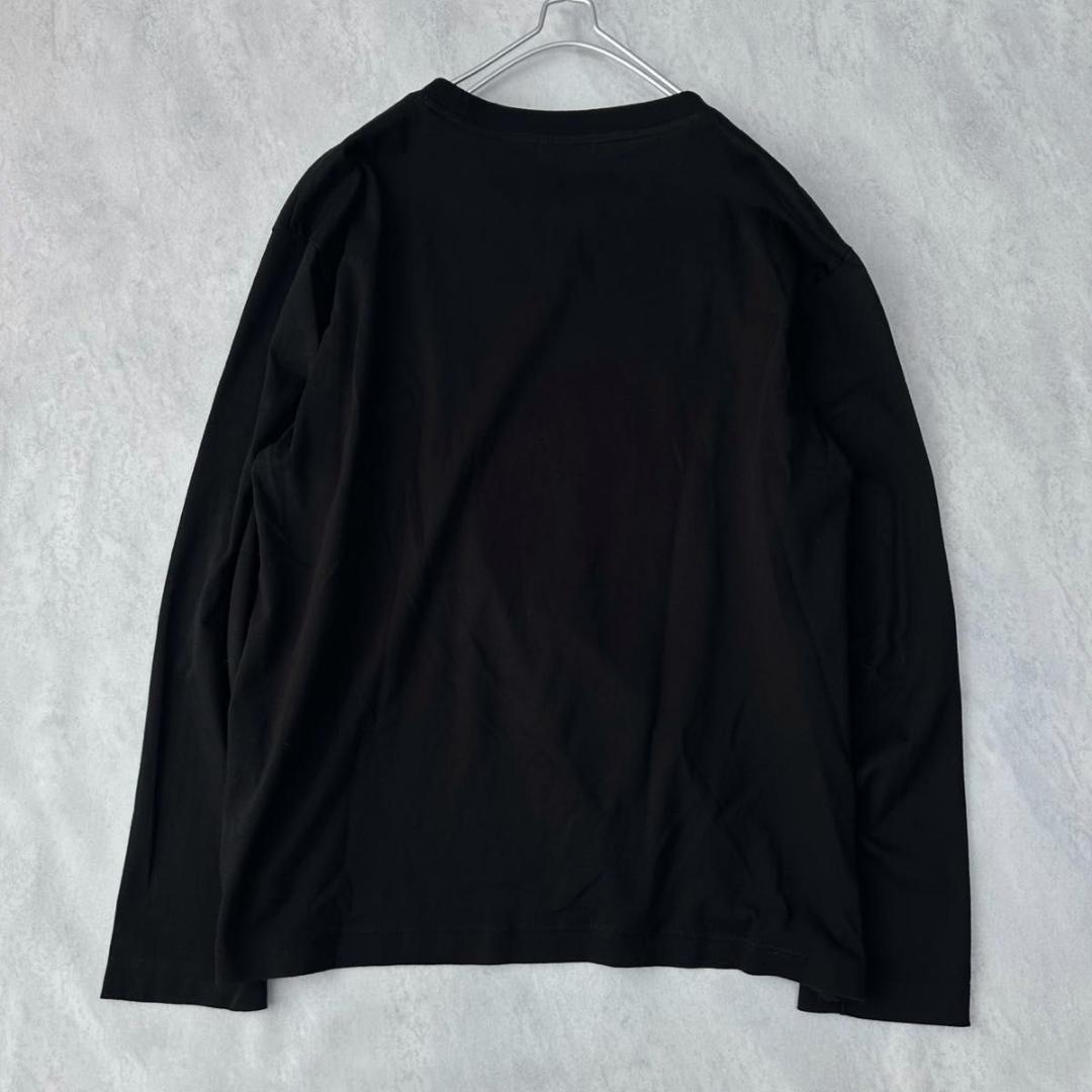 【美品】 ブラックレーベル クレストブリッジ ロンT Lサイズ 黒 CBチェック
