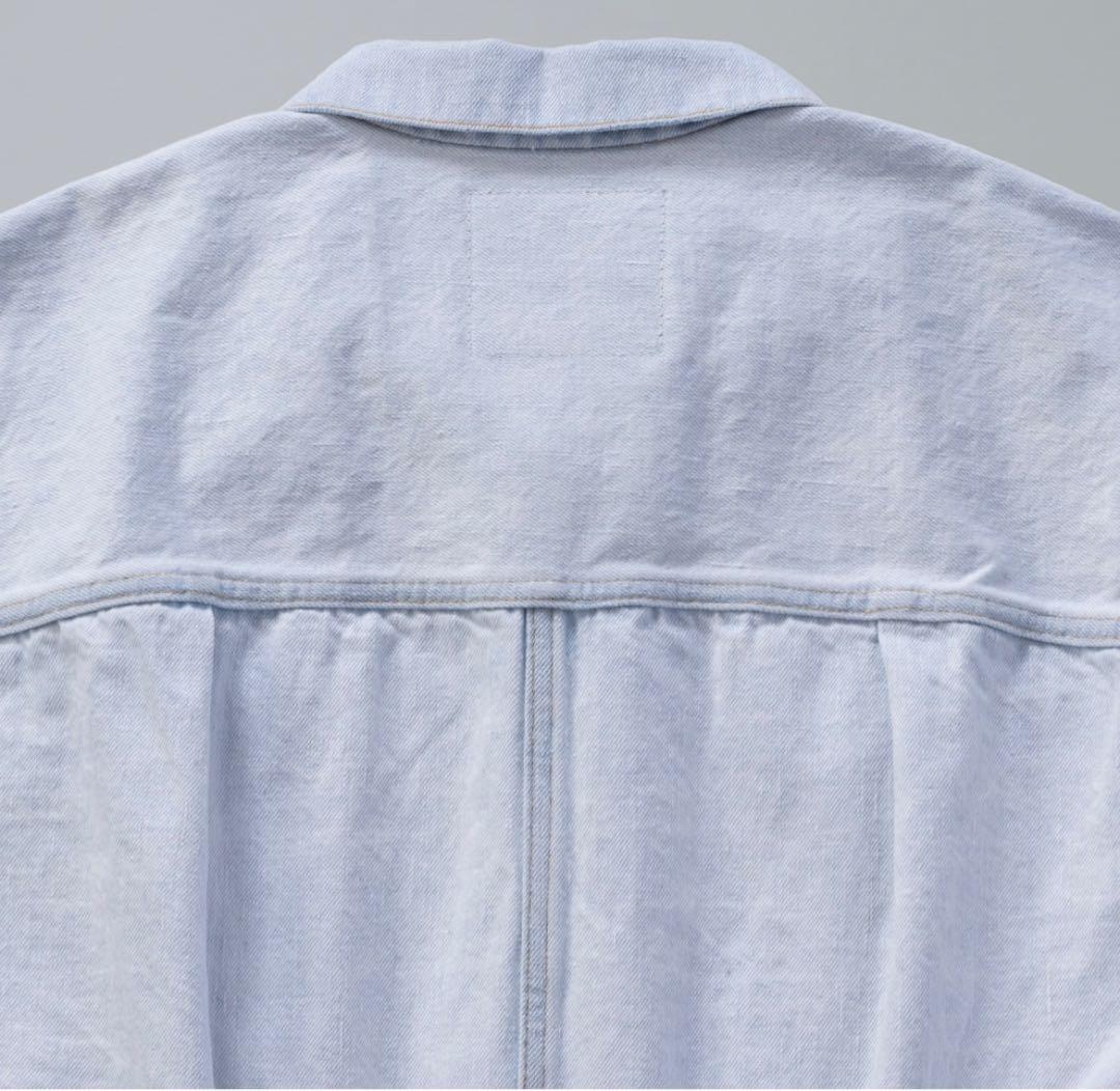 New Manual LV T-BACK DENIM JACKET BLEACH