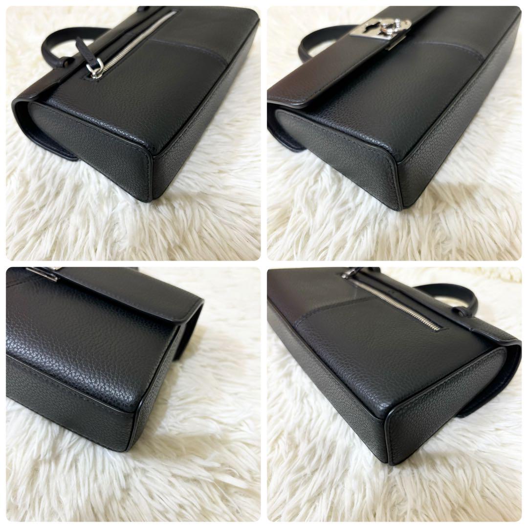 【極美品】カフネ スタンスウォレット 2way ショルダー ハンド ブラック 画像9