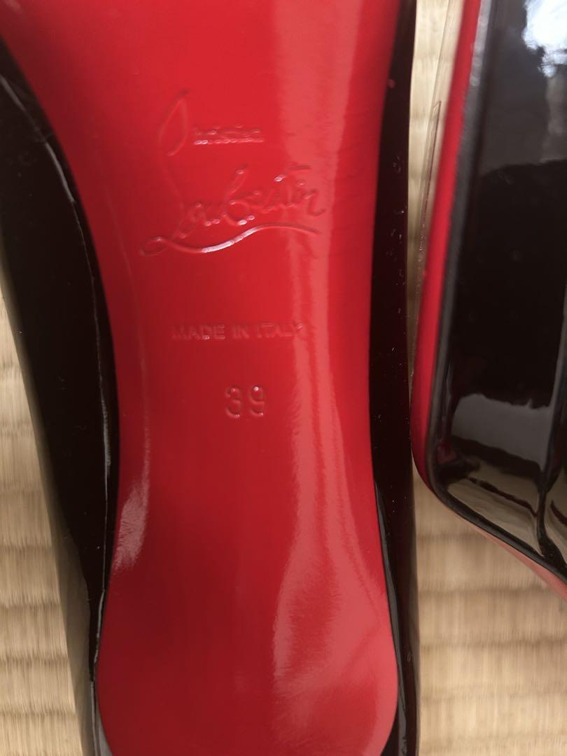 Christian Louboutin ブラックハイヒール39