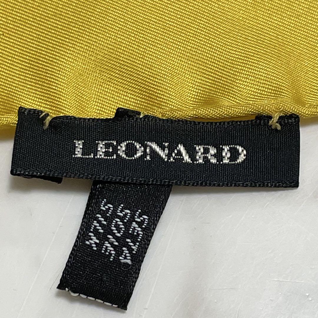 ♦️美品 LEONARD レオナール 大判スカーフ シルク100% - メルカリ