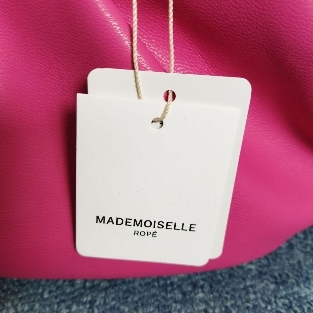 【新品タグ付き】MADEMOISELLE ROPE ソフトワンハンドルミニバッグ
