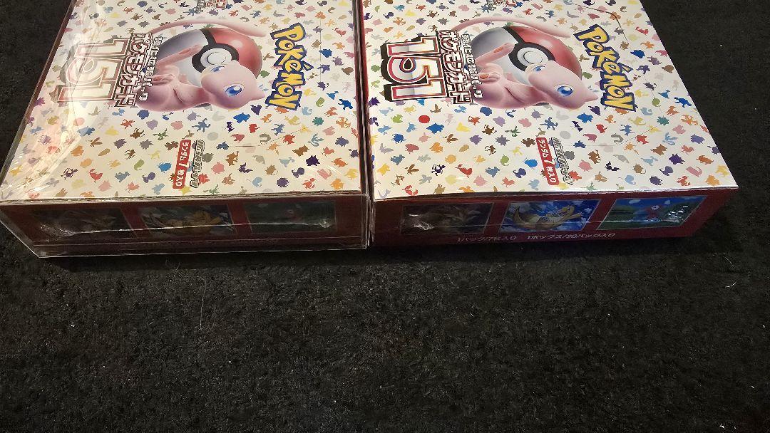 ややケガ人　新品未開封 ポケモンカード151シュリンク付き2BOX